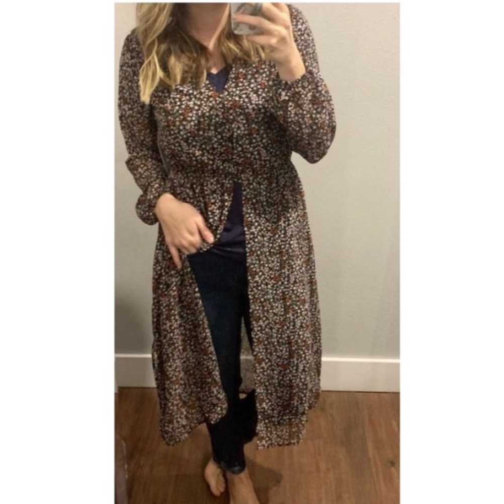 Dex duster length blouse/top